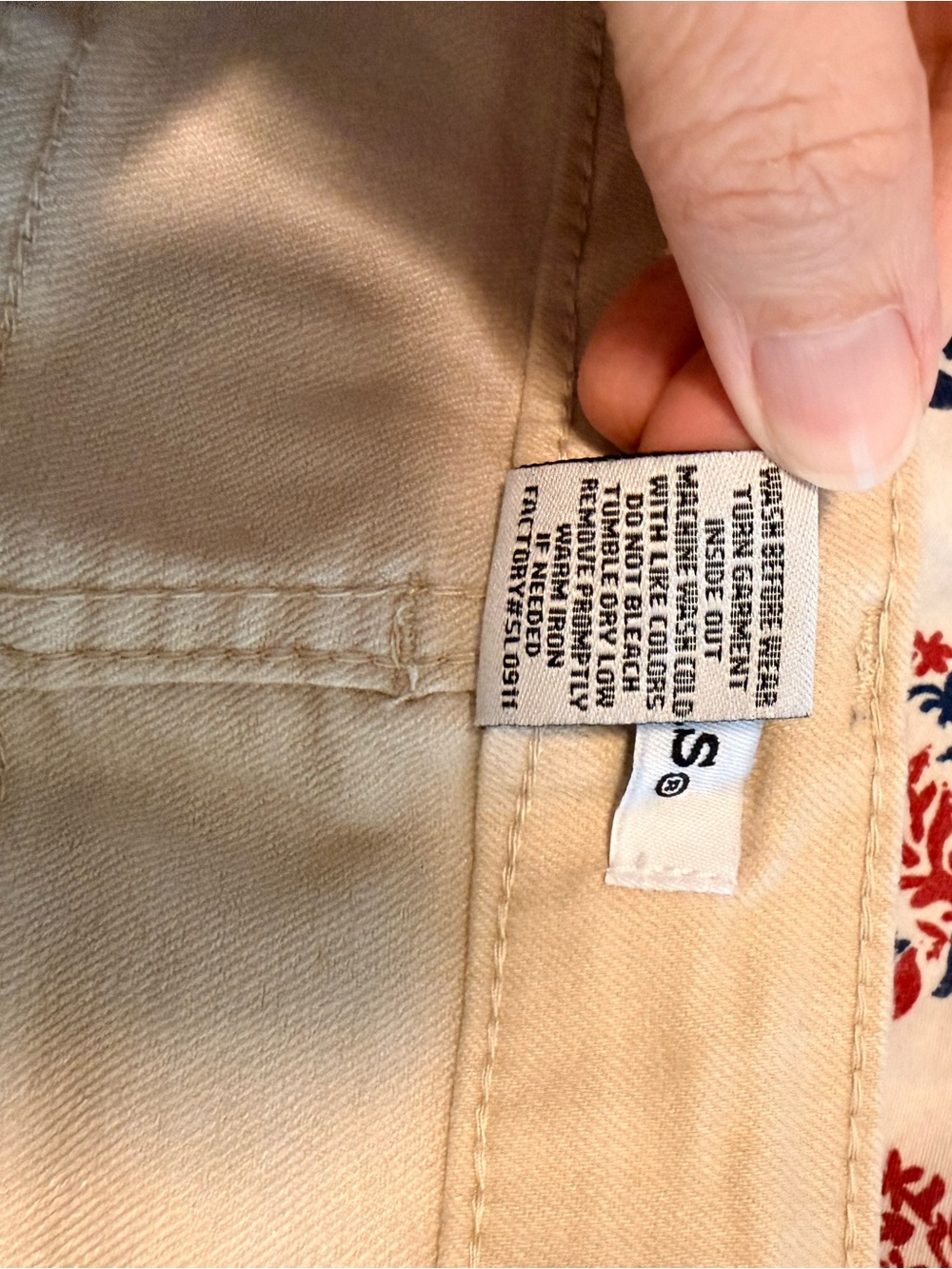 d. jeans Beige Cropped Ankle Pants - Picture 6 of 6